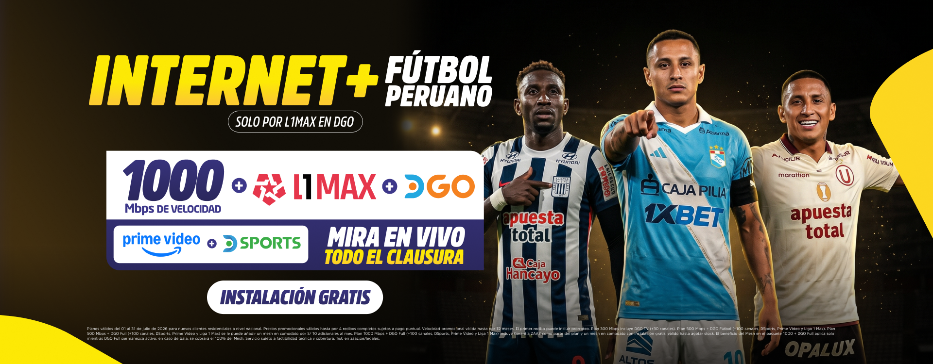 Internet + Futbol Peruano